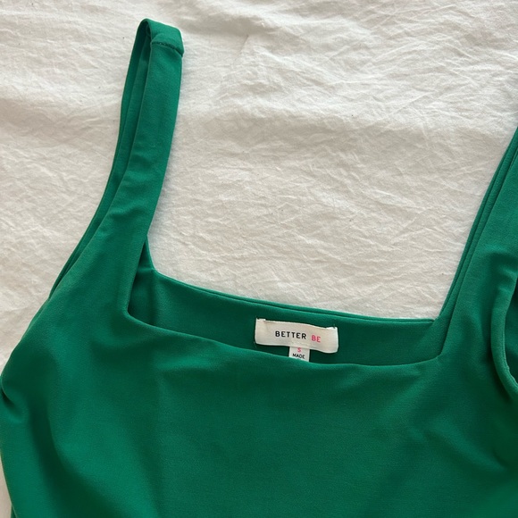 Better Be Green Cropped Tank Top - Picture 2 of 2